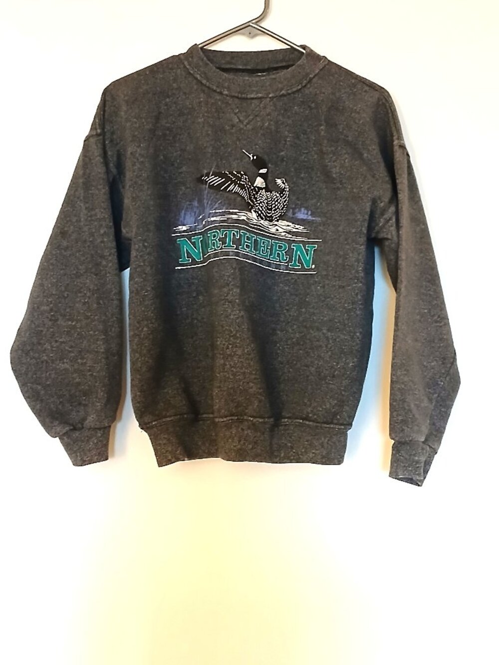 Cottagecore 1990's Vintage Northern Reflections Grey Sweatshirt Size Medium